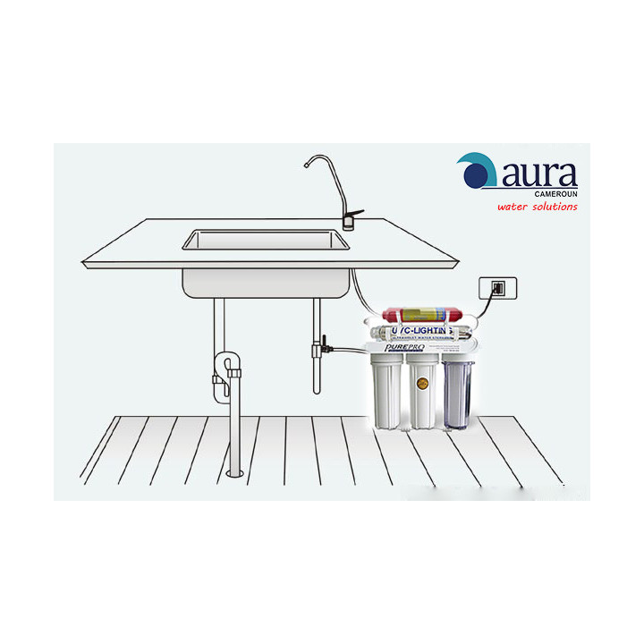 UV purifiers with alkaline cartridge