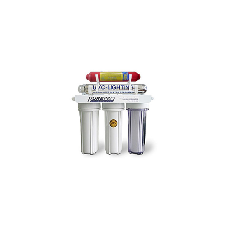 UV purifiers with alkaline cartridge